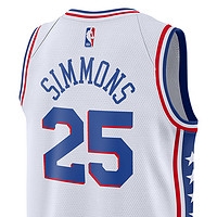 NIKE 耐克 NBA20赛季费城76人AssociationEdition SwingmanJersey球衣