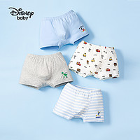 抖音超值购：Disney baby Disney男童平角裤儿童内裤（四连包）DB392KE01