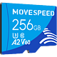 MOVE SPEED 移速 YSTFT3-2 TF内存卡 256GB 赠送卡套