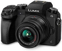 Panasonic 松下 LUMIX G7 4K 数码相机，带 14-42 毫米 MEGA OIS 镜头