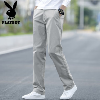 PLAYBOY 休闲裤裤子男士宽松直