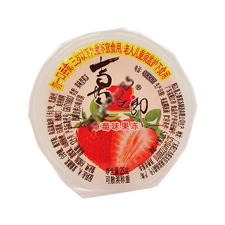 喜之郎 果冻 乳酸水果果冻500g散装 六一儿童节零食 (草莓味水果果冻)