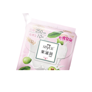 SPACE7 七度空间 果滋润日用卫生巾 25cm*10片
