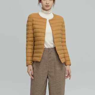 雅鹿2021轻薄羽绒服女短款内穿新款轻便内胆薄款ap 雾霾蓝 170/XL