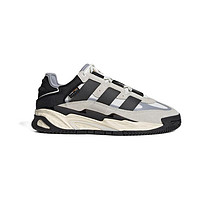 adidas ORIGINALS Niteball 中性休闲运动鞋 GX4729 黑/浅灰/白/银灰 36.5