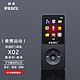 RUIZU 锐族 X02 4G 黑色 运动MP3/MP4音乐播放器迷你学生随身听便携式电子书英语听力插卡录音笔