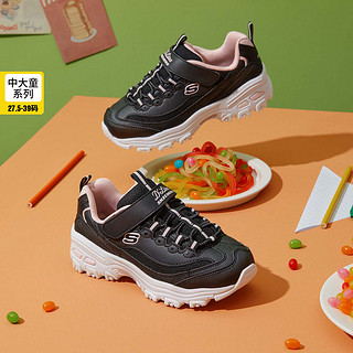 SKECHERS 斯凯奇 664180L/BLK 女童休闲运动鞋 黑色 33.5码