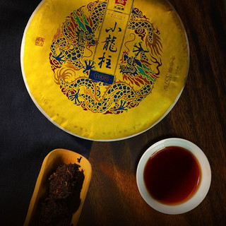 TAETEA 大益 皇茶 小龙柱 普洱熟茶 357g*2饼