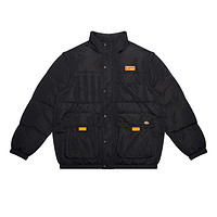 Dickies 帝客 字母绣花袖子可脱卸男款短款羽绒服  DK009460 黑色 S