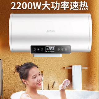 志高热水器电家用卫生间淋浴40L小型速热6080升储水式洗澡租房用