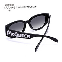 ALEXANDER MCQUEEN 开云眼镜 亚历山大·麦昆McQueen字母涂鸦太阳眼镜墨镜女AM0330S