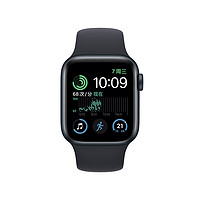 Apple 苹果 Watch SE 2022款智能手表GPS款午夜色44mm运动手环