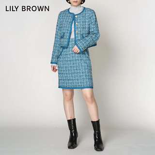 Lily Brown 秋冬款 小香风优雅通勤高腰短半身裙LWFS224140