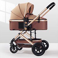 童宝高景观婴儿推车可坐可躺轻便折叠双向减震新生儿童宝宝手推车