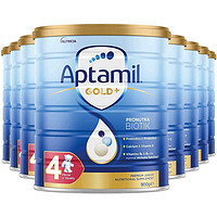 88VIP：Aptamil 爱他美 金装 较大婴儿配方奶粉 4段 900g*8罐