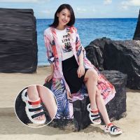 FILA 斐乐 女鞋运动凉鞋女夏季休闲增高轻便透气女式运动凉鞋