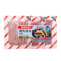 itO 伊藤食品 精肉培根三连包 135克 （减盐）日式开袋即食 涮锅、料理食材