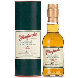 glenfarclas 格兰花格 苏格兰 单一麦芽 威士忌进口洋酒 斯佩塞产区雪莉桶 节日送礼宴请 格兰花格21年200ml小酒版