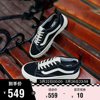 VANS 范斯 经典系列 Old Skool Sherpa Suede Sentryl 中性运动板鞋 VN0A4BVMBLK 黑色 41