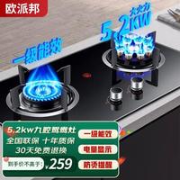 欧派邦 燃气灶煤气灶双灶天然气灶台式嵌入式两用液化气灶具家用