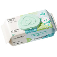 全棉时代 婴儿湿巾新生儿洗脸巾手口湿纸巾成人可用100%纯棉 80抽*6包