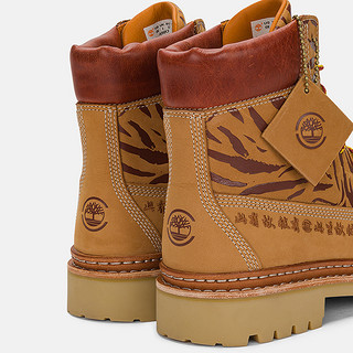 Timberland 添柏岚 CLOT联名系列 女士短筒靴 A66K7 小麦色 37