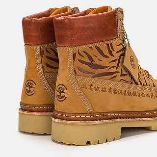 Timberland 添柏岚 CLOT联名系列 男士短筒靴 A66HY 小麦色 43.5