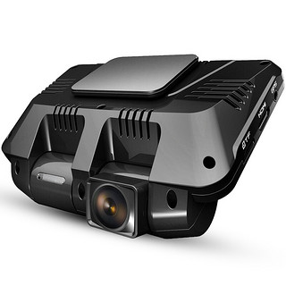任e行 D800 行车记录仪 双镜头 标配 黑色