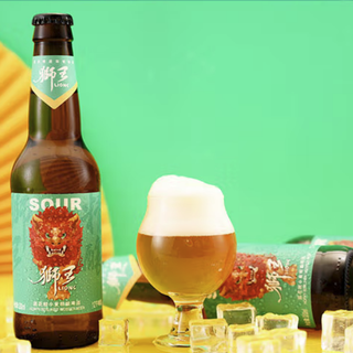 YANJING BEER 燕京啤酒 狮王 12度酒花酸小麦精酿啤酒 330ml*6瓶