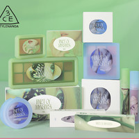 3CE 系列限定12色眼影 大地原棕#RAW NEUTRALS水泥盘赠保龄球包