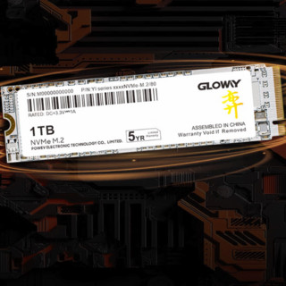 GLOWAY 光威 弈系列 NVMe协议 M.2 固态硬盘 PCI-E 4.0
2T TLC颗粒