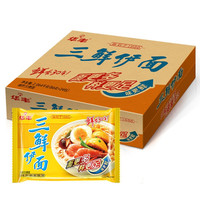 华丰 三鲜伊面方便面86g袋装方便速食老式80后怀旧泡面整箱批发 鸡肉味87g*10袋