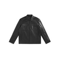 PEACEBIRD MEN 太平鸟男装 男士皮衣 BYBDC4F02 黑色 XXL