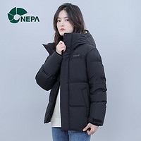 NEPA 耐葩秋冬户外短款羽绒服男女同款连帽保暖时尚外套7H72022