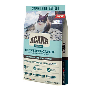 ACANA 爱肯拿 燕麦猫系列 抓多多鱼肉成猫猫粮 4.5kg