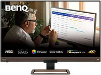 BENQ EW3280U 32 英寸宽屏 IPS LED 金属灰色多媒体显示器 (3840x2160/5ms/2xHDMI/DP/Type-C/4K)