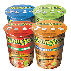 yumyum 养养 牌（YUMYUM)泰式汤面多口味杯面组合装280g