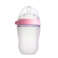 comotomo 硅胶奶瓶 250ml 粉色 3月+