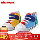 MIKI HOUSE MIKIHOUSE男女儿童鞋四季款简约二段学步鞋防滑健康机能鞋10-9395-575 多色 15cm