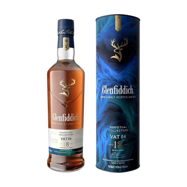Glenfiddich 永恒臻选18年VAT4 单一麦芽威士忌 47.8%vol 700ml