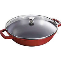 staub 珐宝 珐琅铸铁炒锅 30cm