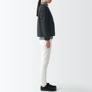 無印良品 MUJI 無印良品  女式 轻量羽绒便携式 夹克衫 BDC07C1A 黑色 L