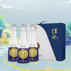 佳记 泸州佳记青白浓香型白酒老窖池群酿造纯粮食口粮酒52度礼盒装