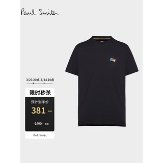 Paul Smith 保罗史密斯（paul smith） 品牌logo字母印花男士圆领黑色T恤M1R-697P-HP3094-79-M