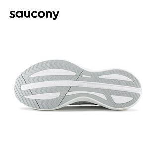 saucony 索康尼 浪潮男女轻量缓震跑步鞋情侣跑鞋训练运动鞋TIDE灰39