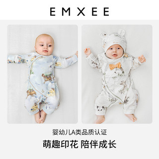 嫚熙婴儿连体衣新生儿睡衣宝宝衣服打底春季新款连身衣