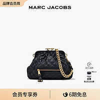 MARC JACOBS SMALL STAM MJ羊皮小号质感格纹斜挎包