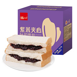 泓一 紫米夹心吐司面包 300g