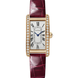 Cartier 卡地亚 TANK AMÉRICAINE腕表系列 19.4毫米石英腕表 WJTA0042