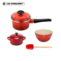 LE CREUSET 酷彩 珐琅厨具套组 4件套